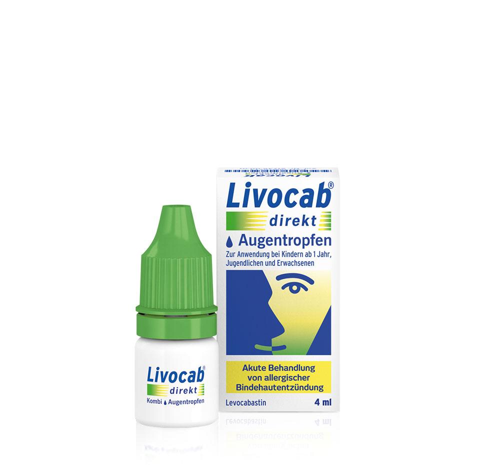 Packung LIVOCAB® direkt Augentropfen